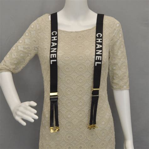 Vintage Chanel Suspenders 